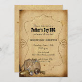 Gone Vissende Vaderdag Uitnodiging (Voorkant / Achterkant)