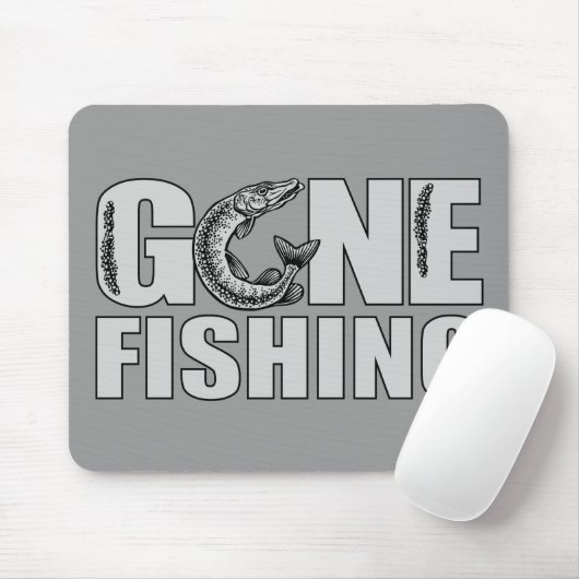GONE VIST aangepaste mousepad Muismat (Met muis)