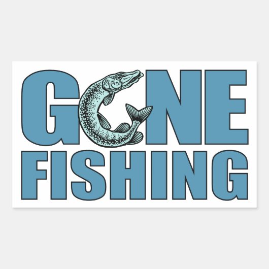 GONE VIST aangepaste stickers (Voorkant)