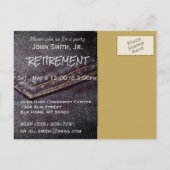 Gone Vist Briefkaart kennisgeving pensionering (Achterkant)