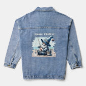 Gone Vist Gnome Vrouwen Denim Jas Denim Jacket (Achterkant)