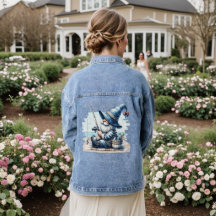 Gone Vist Gnome Vrouwen Denim Jas