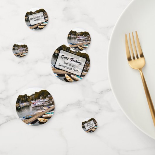 Gone Vist Pensioen Confetti (Groep)