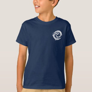 GONE VIST STURGEON WOODCUT ART T-SHIRT
