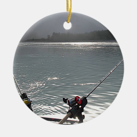 Gone Vist vandaag geen werk Keramisch Ornament (Voorkant)