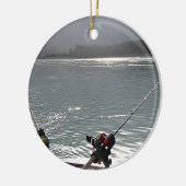 Gone Vist vandaag geen werk Keramisch Ornament (Links)