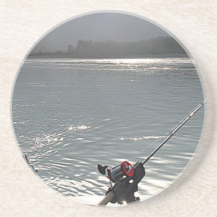 Gone Vist vandaag geen werk Zandsteen Onderzetter