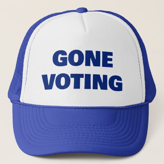 Gone Voting™ Trucker Hoed Pet (Voorkant)