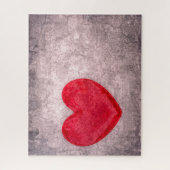 Gonespoeld hart legpuzzel (Verticaal)
