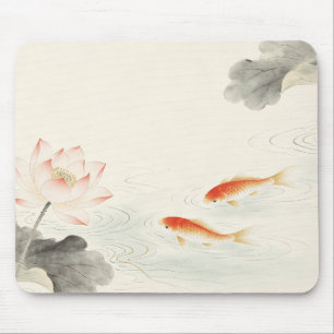 Gongbi Lotus Koi Oriëntaal Minimalistische Kunst M Muismat