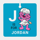 Gonger | Ajouter Votre Nom Ornement Céramique (Recto)