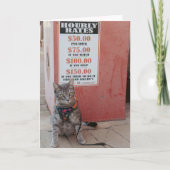 Gonna Cost You chat Carte pour notes (Devant)