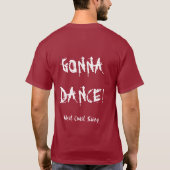 Gonna Dance Basic Dark T-Shirt (Achterkant)