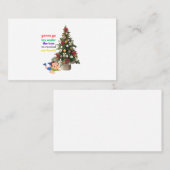 Gonna Go Lay Under The Tree to Remind My Family Visitekaartje (Voorkant / Achterkant)