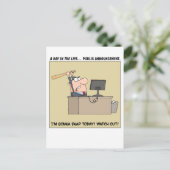 Gonna Snap (Angry Worker) Briefkaart (Staand voorkant)
