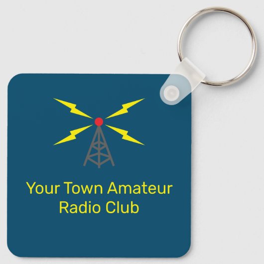 Gonset Communicator Transceiver Ham Radio Sleutelhanger (Achterkant)