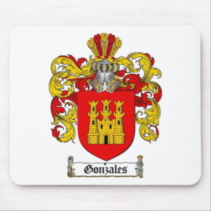 GONZALES FAMILIE CREST - GONZALES COAT WAPENS MUISMAT