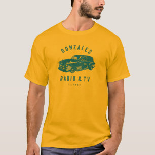 Gonzales Radio & TV Réparation Gold T-shirt