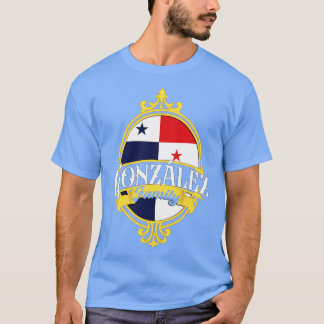 Gonzalez familie Panama vlag T-shirt