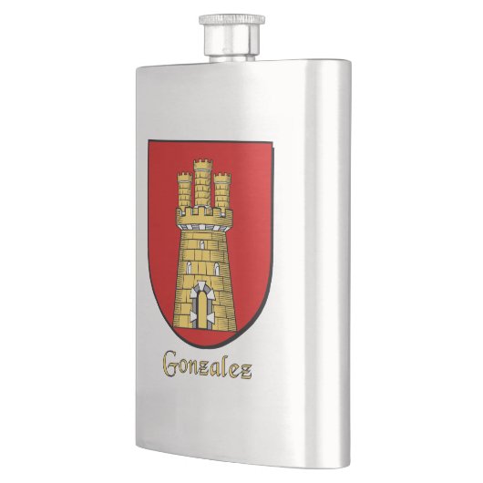 Gonzalez Heraldic Shield Heupfles (Links)