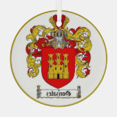 Gonzalez (Spaans) Familiekust * Glas Ornament (Achterkant)