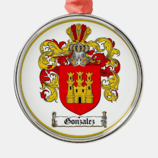 Gonzalez (Spaans) Familiekust * Metalen Ornament