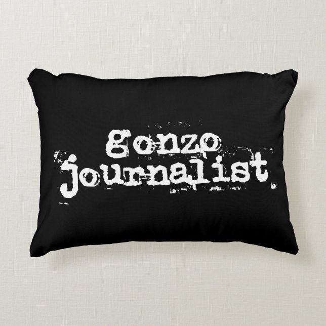 Gonzo-journalist Accent Kussen (Voorkant)