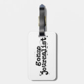 Gonzo Journalist Bagagelabel (Achterkant verticaal)