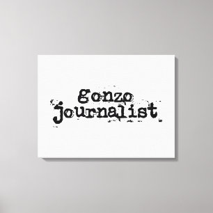 Gonzo Journalist Canvas Afdruk