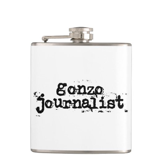 Gonzo Journalist Heupfles (Voorkant)