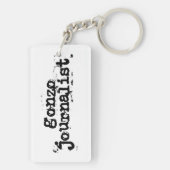 Gonzo Journalist Sleutelhanger (achterkant)