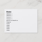 Gonzo Journalist Visitekaartje (Voorkant)