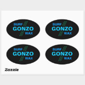 GONZO SURF WAX stickers (4) (Vel)
