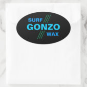 GONZO SURF WAX stickers (4) (Tas)