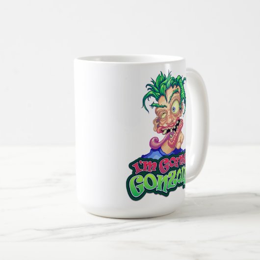 Gonzoid 15 oz. Mug (Devant droit)