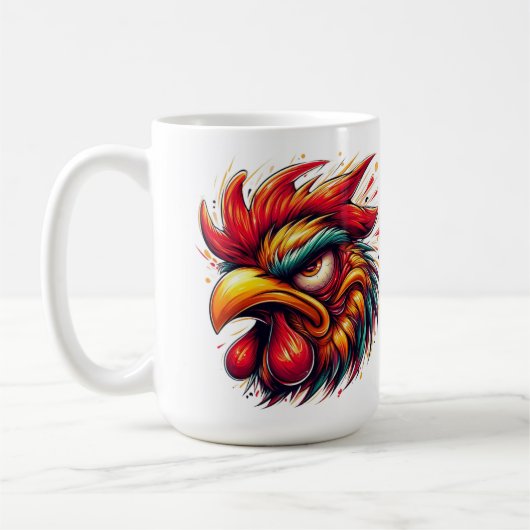 "Goober the Furious Rooster" Mug (Gauche)