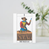 goochelaar briefkaart (Staand voorkant)