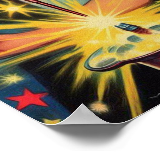 goochelaar Pin Up Poster (Hoek)