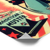  goochelaar Pin Up Poster (Hoek)