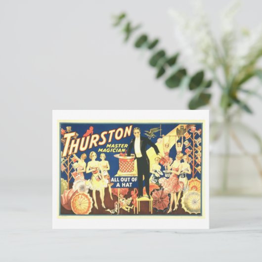  goochelaar Poster Briefkaart (Staand voorkant)