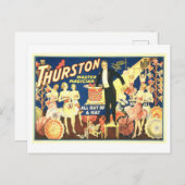  goochelaar Poster Briefkaart (Voorkant / Achterkant)