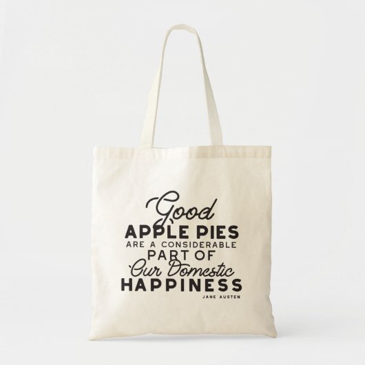 Good Apple Pies Quote Tote Bag (Voorkant)