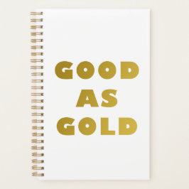 Good as Gold Planner 