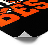 Good Better Never Let It Rest Motivation Bear  Poster (Hoek)