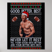 Good Better Never Let It Rest Xmas Ben Johnson  Poster (Voorkant)