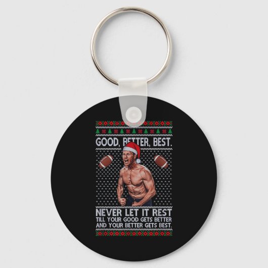Good Better Never Let It Rest Xmas Ben Johnson  Sleutelhanger (Voorkant)