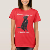 Good Boy Black Lab T-shirt (Voorkant)