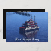 Good Bye Bon Voyage Party Invitation (Devant / Derrière)
