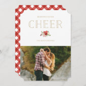 Good Cheer Feestdagenkaart (Voorkant / Achterkant)