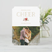 Good Cheer Feestdagenkaart (Staand voorkant)